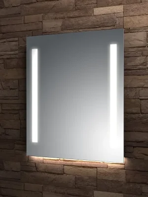 Zrcadlo 90x70 cm Santech Allianz LINEA GLOW LED osvětlení, bez vypínače, boční osvětlení Laatste Kans