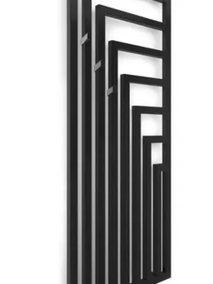 Radiátor 130x44 cm Terma ANGUS V, vodní, černá Weekendaanbieding