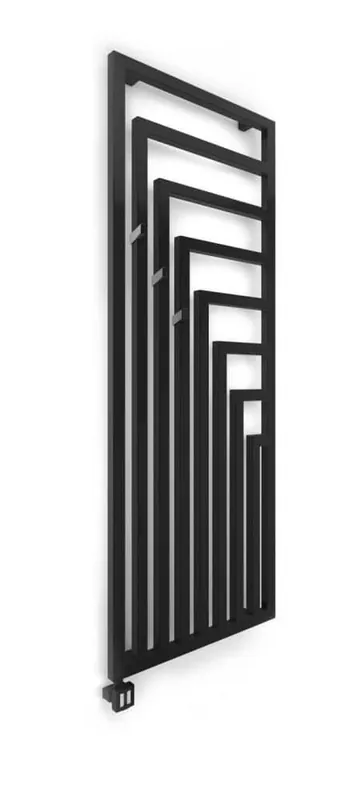 Radiátor 130x44 cm Terma ANGUS V, vodní, černá Weekendaanbieding