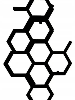Radiátor 82,1x48,6 cm Terma HEX, vodní, černá Speciale Aanbieding