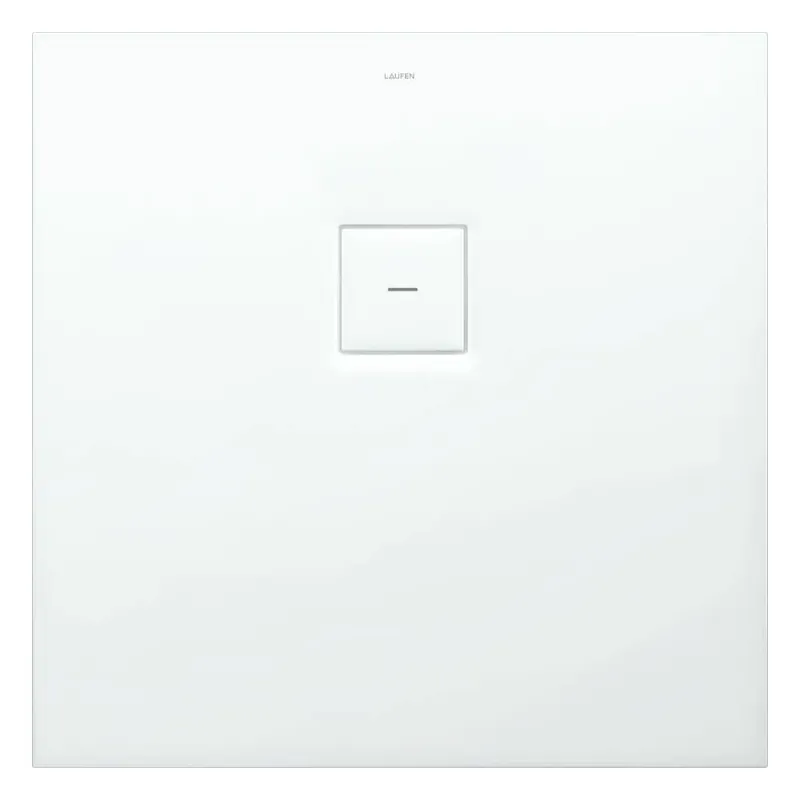 Uitverkoop Sprchová vanička čtvercová 80x80 cm Laufen SOLUTIONS, odtok na straně, Marbond, bílá