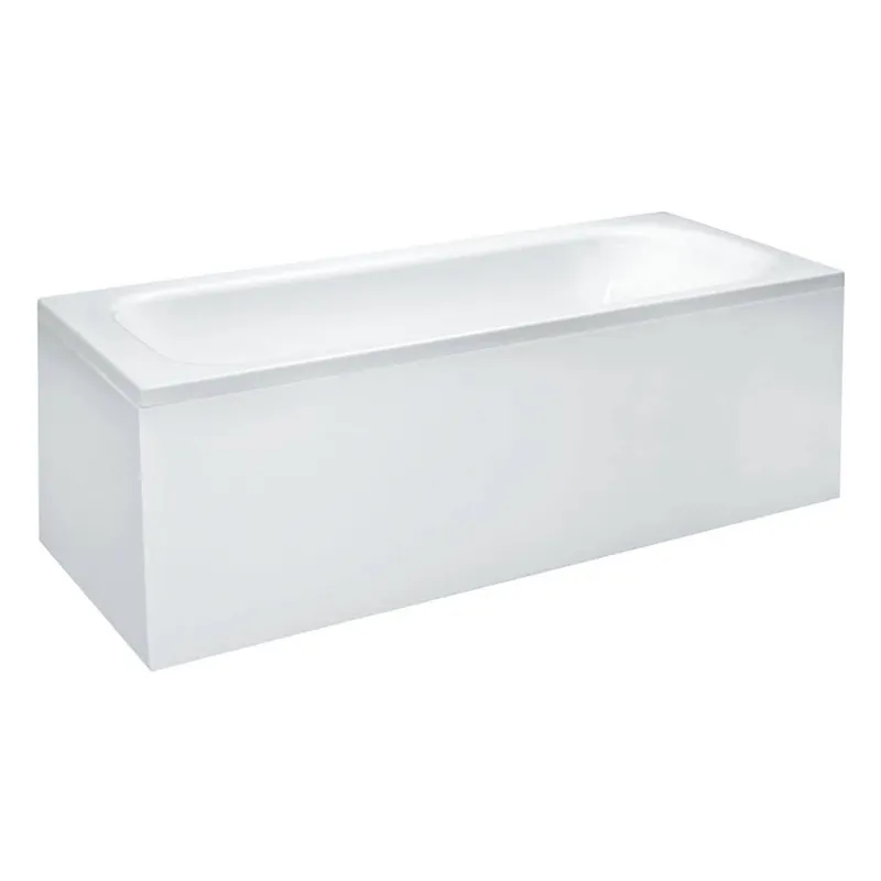 Vana 170x70 cm Laufen SOLUTIONS s konstrukcí a L-panelem levým, bílá Gecertificeerd