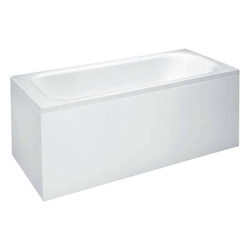 Merkproduct Vana 170x75 cm Laufen SOLUTIONS s konstrukcí a L-panelem levým, bílá