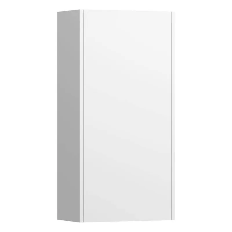 Střední skříňka 35x70x18,5 cm Laufen BASE, panty vlevo, korpus s výřezem, bílá lesk Direct Beschikbaar