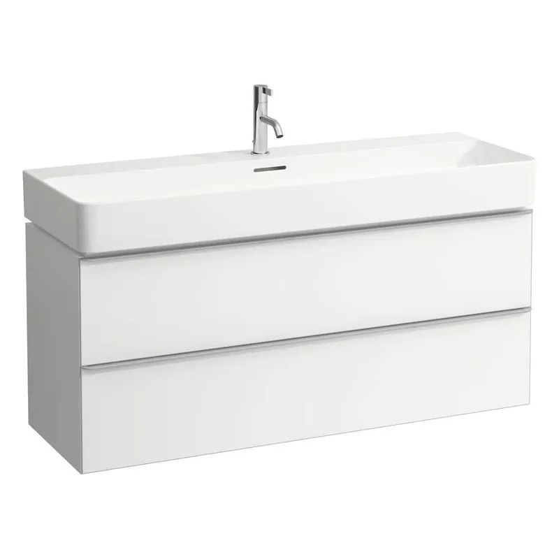 Gratis Retour Skříňka pod umyvadlo 120 cm Laufen SPACE, 2 zásuvky, bílá mat