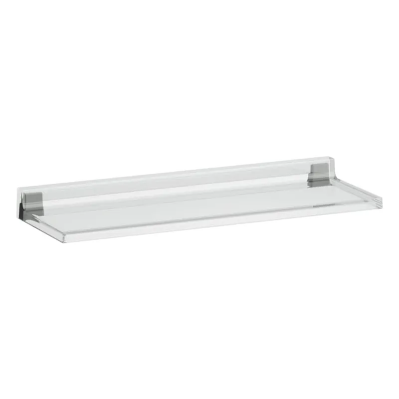 Polička na stěnu 45 cm KARTELL By Laufen, transparentní Tijdelijk Beschikbaar