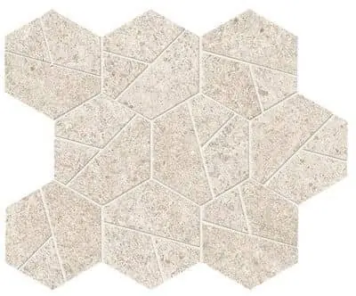 Gereduceerde Prijs Atlas Concorde BOOST STONE White Mosaico Hex