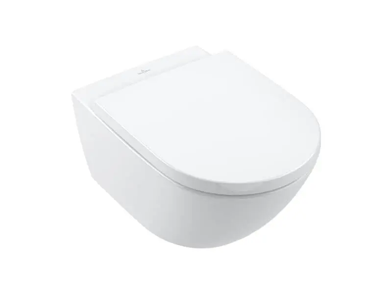 Beperkte Voorraad Závěsné WC V&B SUBWAY 3.0 CombiPack, vodorovný odpad, WC sedátko SoftClose, bílá Alpin