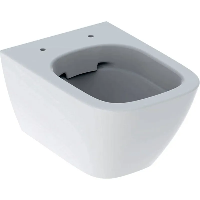 Závěsné WC Geberit SMYLE Square Rimfree, hluboké splachování, bílá Laatste Kans