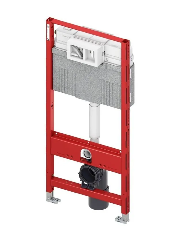 Montážní prvek pro WC se splachovací TECEprofil Uni nádržkou, výška 112 cm Direct Beschikbaar