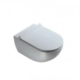 Závěsné WC 54x35 cm Catalano NewFlush, bez oplachovacího okruhu, matný cement Meest Verkocht