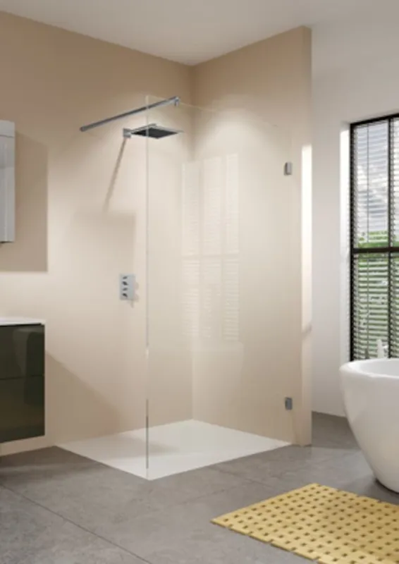 Voordeelprijs Sprchová zástěna 90x200cm Riho SCANDIC S 400, levá, sklo čiré