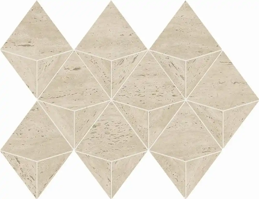 Hete Deal Atlas Concorde MARVEL TRAVERTINE Pearl Mosaico Origami 28x41 cm