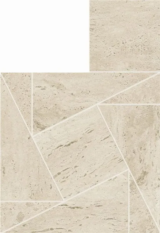 Atlas Concorde MARVEL TRAVERTINE Pearl Mosaico Tessellation 22x26 cm Betrouwbaar