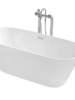 Designová volně stojící akrylátová vana REA Silvano W0105, 170 x 80 cm, bílá lesklá Snelle Levering