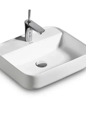 Aanbieding Elegantní umyvadlo na desku REA Martina U6646, 51,5 x 41 cm, s otvorem na baterii, bílé