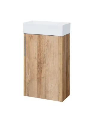 Keramické umývátko se skříňkou na WC - Mereo VIGO, 41 x 22,5 cm, barva dub Riviera Beste Prijs