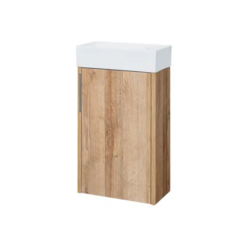 Keramické umývátko se skříňkou na WC - Mereo VIGO, 41 x 22,5 cm, barva dub Riviera Beste Prijs