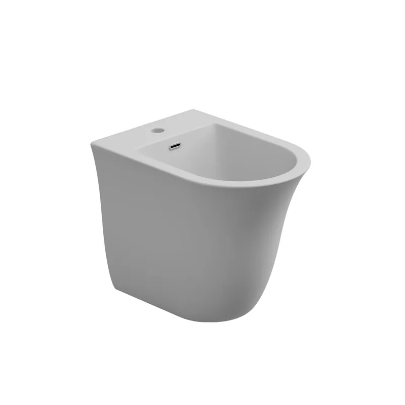 Op = Op Bidet stojící Flut, keramický, bílý matný, s otvorem pro baterii, FLBI01001FI