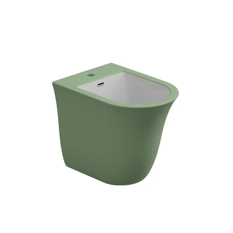 Koopje Bidet stojící Flut, keramický, dvoubarevný, s otvorem pro baterii, FLBI01BI000031FI