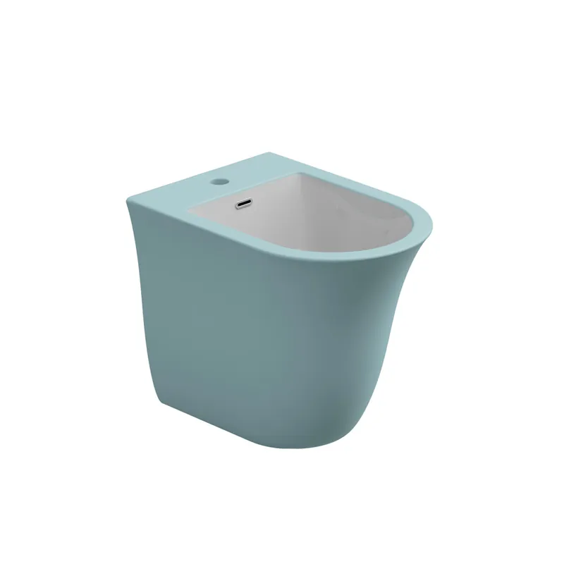 Goedkoop Bidet stojící Flut, keramický, dvoubarevný, s otvorem pro baterii, FLBI01BI000037FI