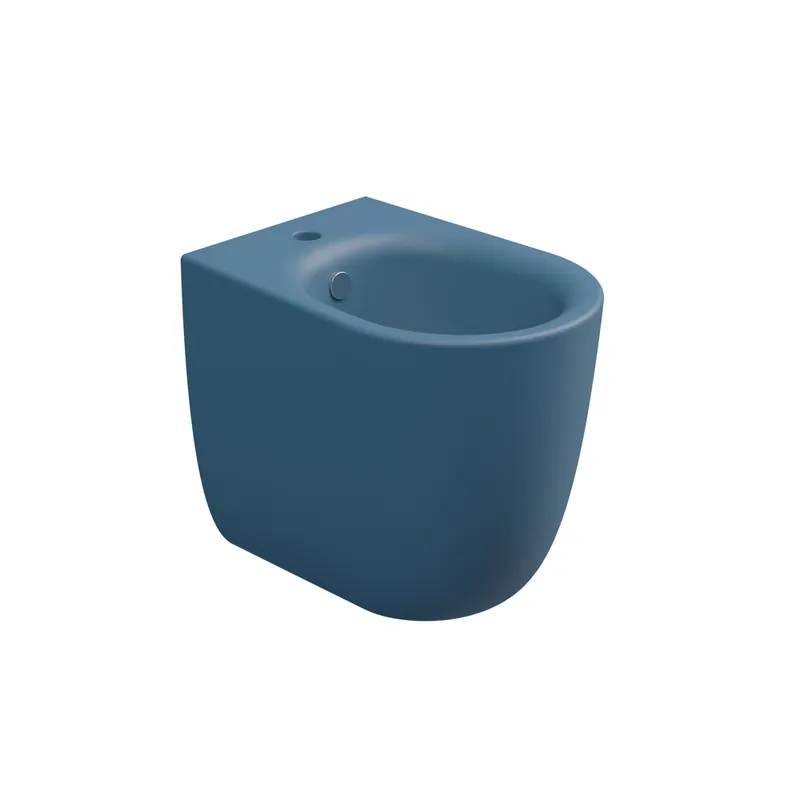 Aanbieding Bidet stojící Hit, keramický, denim matný, s otvorem pro baterii, HIBI01027FI