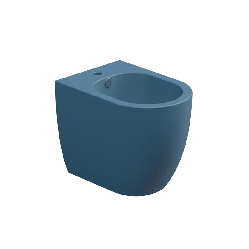 Flitsaanbieding Bidet stojící Like, keramický, denim matný, s otvorem pro baterii, LKBI01027FI