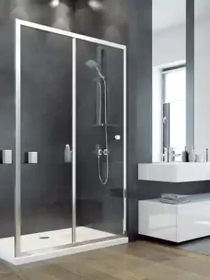 Boční panel ke sprchovým dveřím DUO SLIDE BLACK,BCDUOSL80PSBC Zlevněný