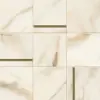 Fabrieksprijs dlažba Anima futura golden white composizione N brass dekor 30x30 cm lesklá
