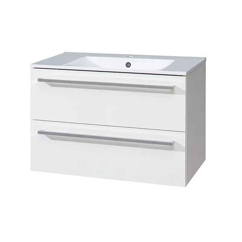 Bestseller Koupelnová skříňka BINO s keramickým umyvadlem 81 cm, bílá CN661