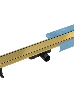 Žlab VIRGO DUO GOLD odtokový 70 cm zlatý ZLOL70VG Betrouwbaar