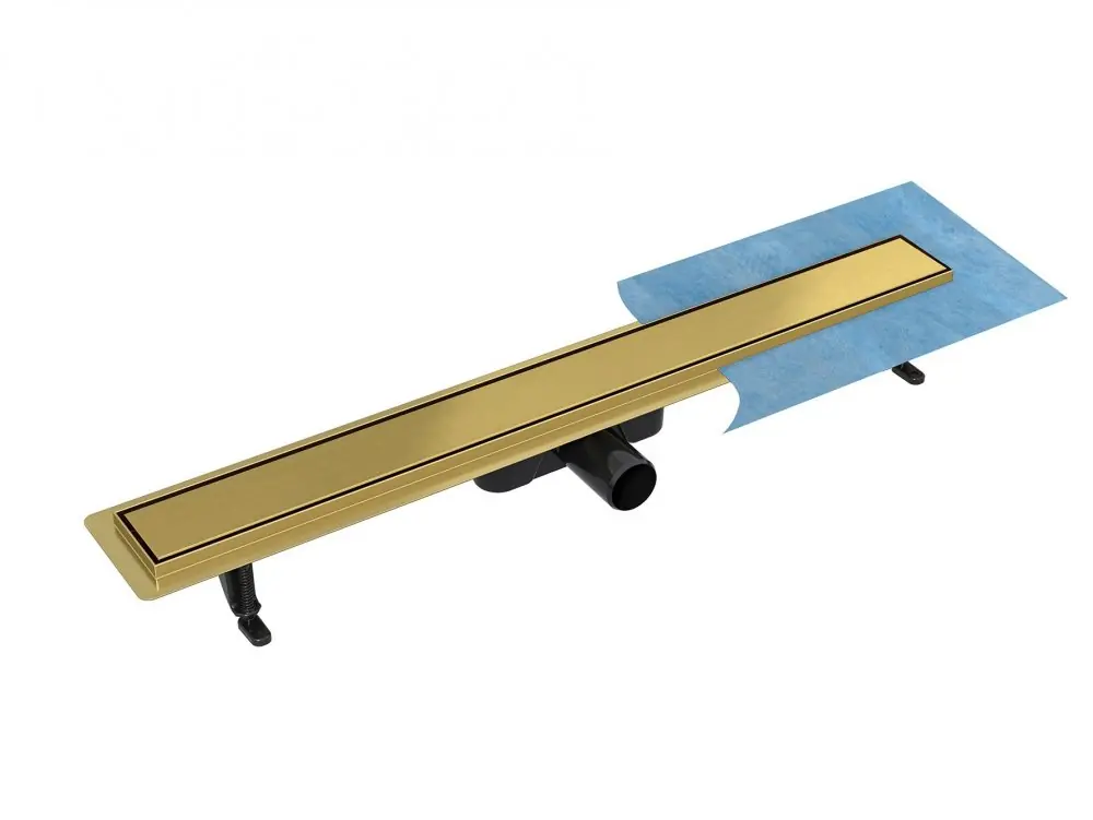 Žlab VIRGO DUO GOLD odtokový 70 cm zlatý ZLOL70VG Betrouwbaar