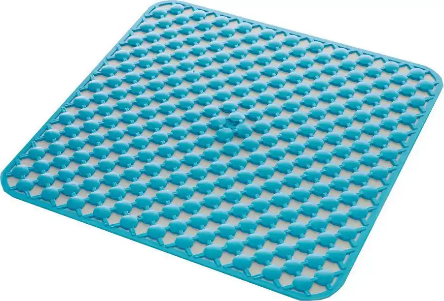 podložka do sprchového koutu GEO 97535311 53x53cm s protiskluzem, modrá Dagaanbieding