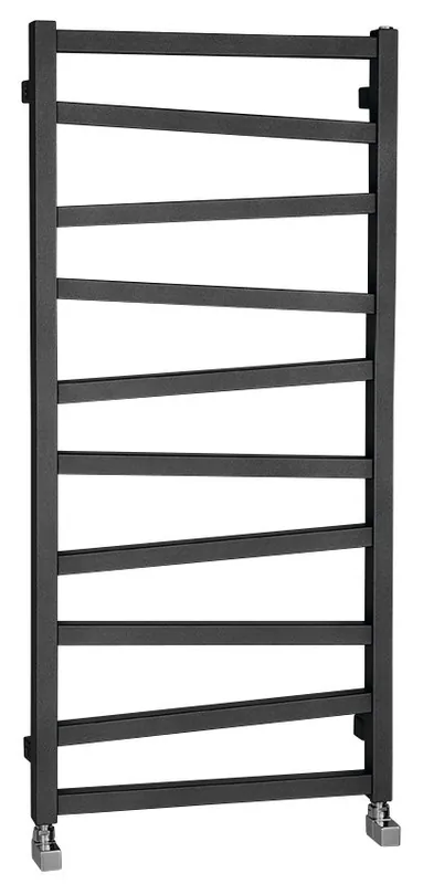 Finale Uitverkoop Sapho radiátor Zig ZG511A, 500x1096 mm, 406 W, antracit, rovný profil