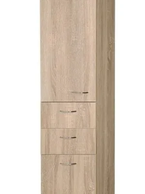 skříňka vysoká ZOJA/KERAMIA FRESH 51232 s košem 35x184x29cm, dub platin Nejprodávanější