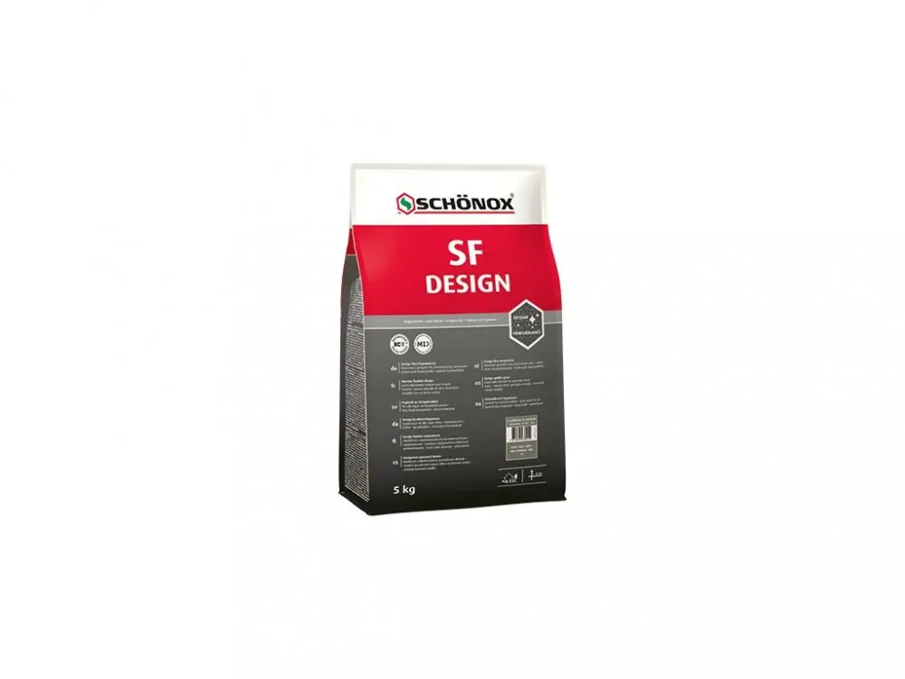 Spárovací hmota Schönox SF Design stříbrošedá 5kg Rechtstreeks Van De Fabrikant