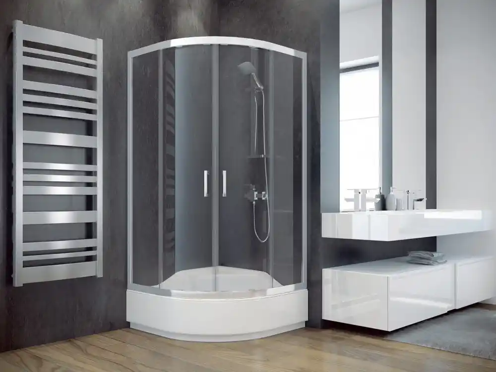 Sprchový kout MODERN 165 90x90x165 cm čtvrtkruhový čirý chrom BCMD90CTVRT65CC Betrouwbaar
