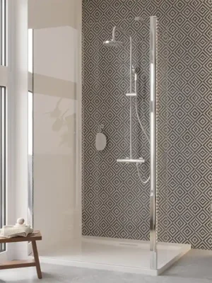 Blesková Nabídka Sprchový kout Walk-In ECO-N 100x195 cm univerzální chrom čirý bez pevné stěny BCEXON100CC