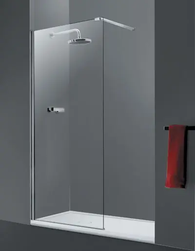 Veilige Betaling Sprchový kout Walk-In LAGOS 130x195 cm chrom BCLAGO13CC
