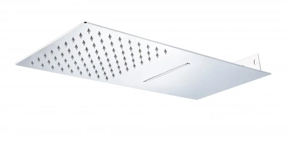 Sprcha STROMBOLI SLIM PLUS hlavová 50x20x0,24 cm nástěnná hranatá s vodopádem chrom BAPG8288 Gereduceerde Prijs