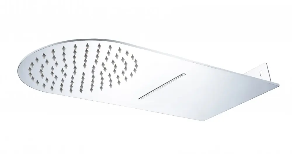 Merkproduct Sprcha STROMBOLI SLIM PLUS hlavová 50x20x0,24 cm nástěnná kulatá s vodopádem chrom BAPG8289