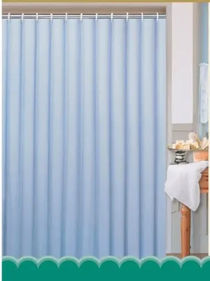 sprchový závěs 0201103 M 180x180cm, 100% polyester, jednobarevný, modrý Direct Beschikbaar