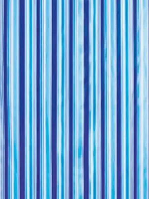 Rychlé Dodání Sprchový závěs 180x180cm, vinyl, modrá, pruhy