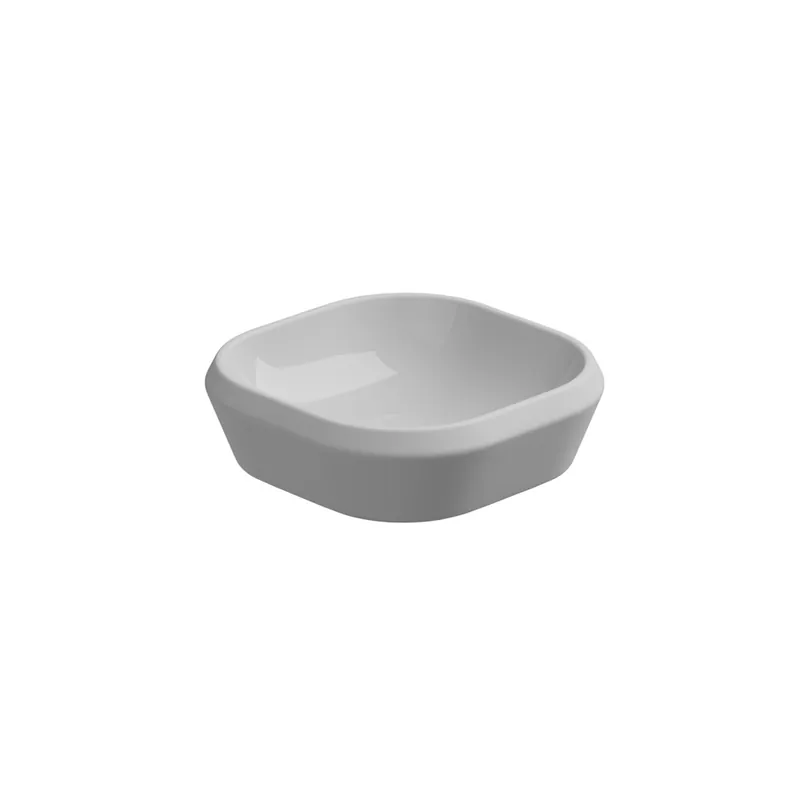 Umyvadlo na desku Cruise, keramické, dvoubarevné, 45x45 cm, CRLAVQU45BI000001 Aanbieding