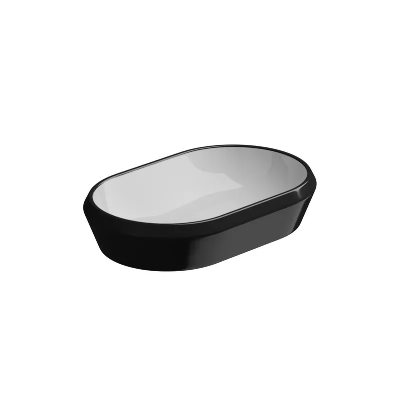 Umyvadlo na desku Cruise, keramické, dvoubarevné, 65x42 cm, CRLAVOV65BI000002 Dagaanbieding