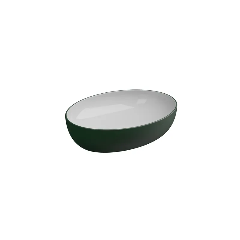 Umyvadlo na desku Easy 55 keramické, dvoubarevné, 55x42 cm, EALAVOV55BI000036 Korting