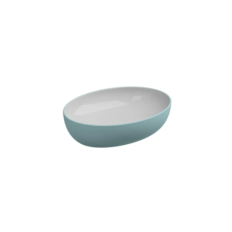 Umyvadlo na desku Easy 55 keramické, dvoubarevné, 55x42 cm, EALAVOV55BI000037 Korting