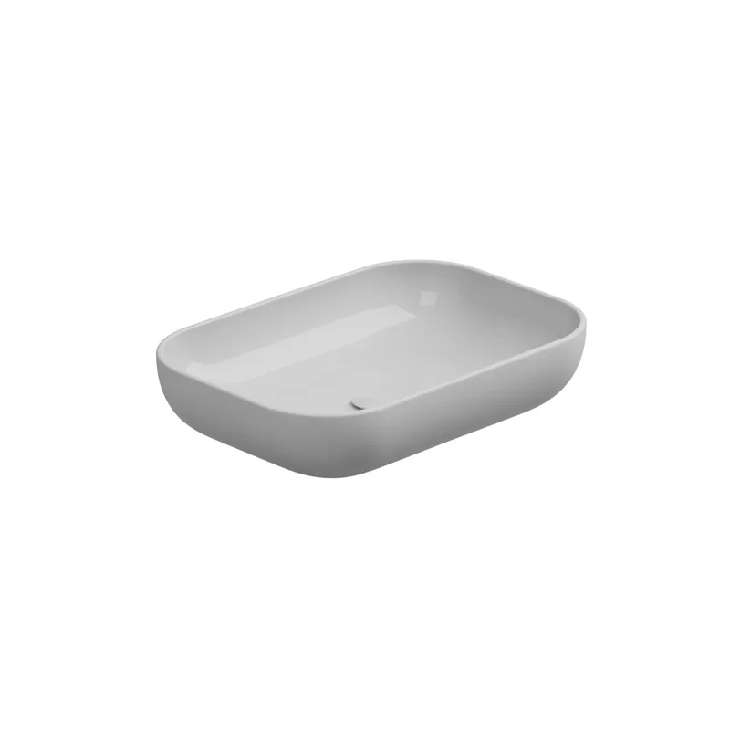 Exclusieve Aanbieding Umyvadlo na desku Easy 60 keramické, dvoubarevné, EALAVRE60BI000001