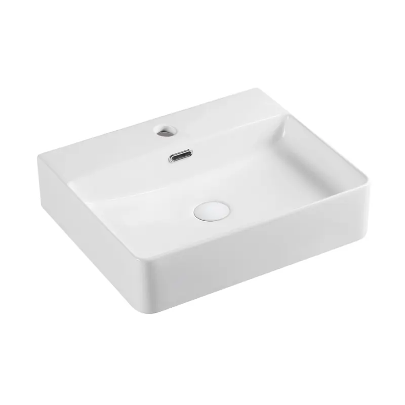 Veilige Betaling Umyvadlo na desku i zavěšení s přepadem, 500x420x125 mm, keramické UC504212
