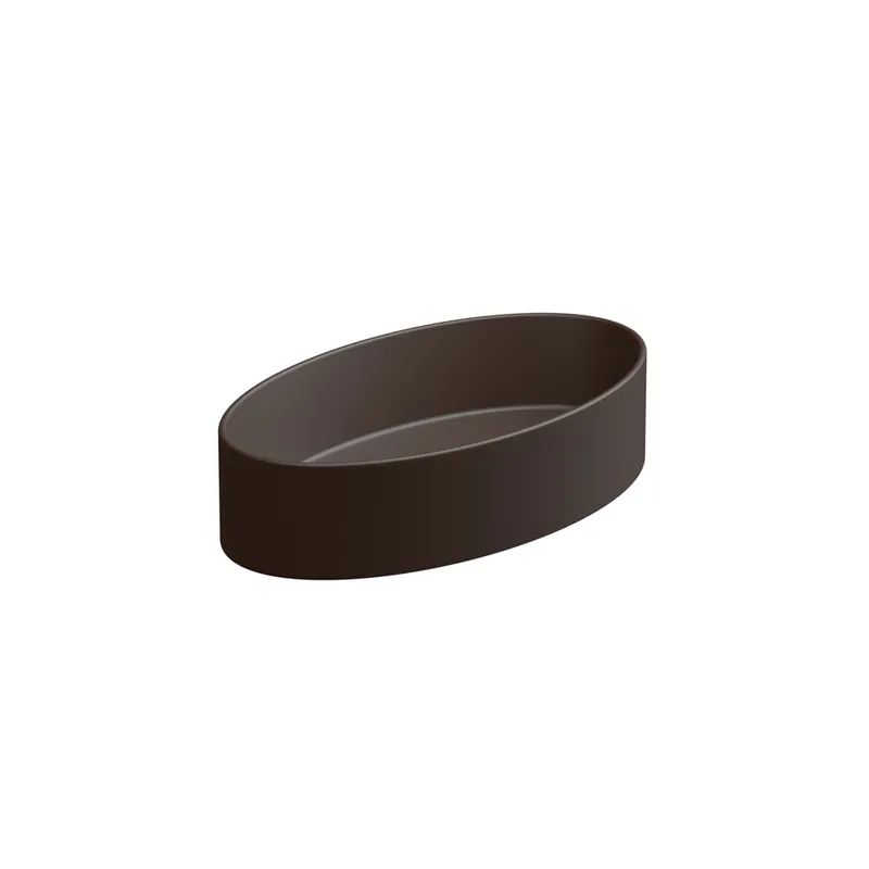 Exclusieve Aanbieding Umyvadlo na desku Like Slim 60FS keramické, cacao matná, 60x34 cm, LKLAVFSB60035